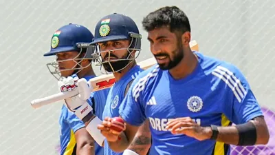 ind vs ban  1st test  jasprit bumrah’s lethal bowling challenges both virat kohli and yashasvi jaiswal in nets