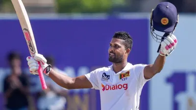 sri lanka vs new zealand 2nd test  dinesh chandimal shines with century