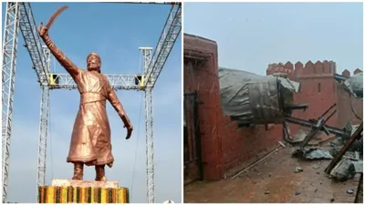 pm narendra modi apologises to chhatrapati shivaji after statue collapse in rajkot fort