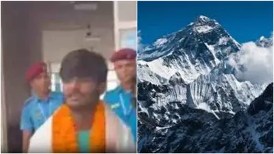 up’s 18 year old achieves world record for climbing mount everest by bicycle