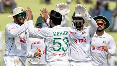 pak vs ban  shakib and mehidy lead bangladesh to first ever test victory over pakistan