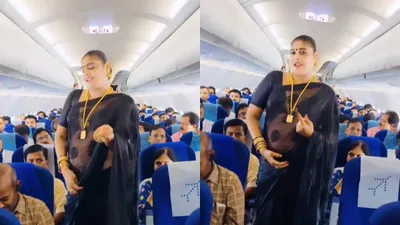 internet fumes over indigo passenger s in flight dance video  watch