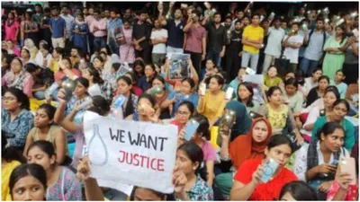 kolkata rape murder case  west bengal government cancels transfer of 42 doctors amid huge protests