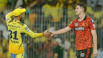 ipl 2024  csk  srh compete for top 2 spots for playoffs amid rr s recent downturn