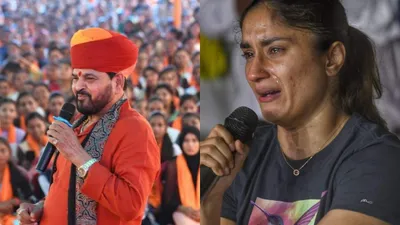 bjp leader brij bhushan sharan singh accuses vinesh phogat of ‘cheating’ in olympic trials  cites ‘god’s punishment’ for her loss