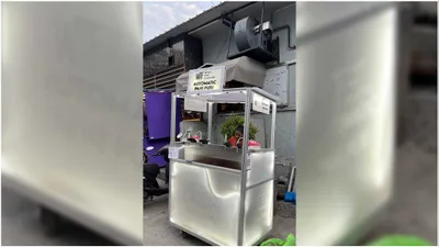 bengaluru s automatic pani puri vending machine takes social media by storm