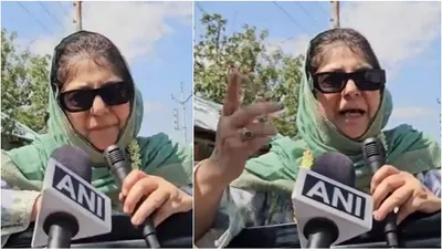 mehbooba mufti throws open challenge to omar abdullah  agar zurrat hai toh   