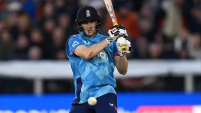 eng vs aus  3rd odi  harry brook shatters alastair cook s record  ends australia s 14 match winning streak