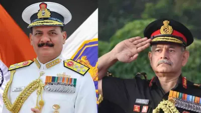 in a first  classmates to serve as chiefs of indian army and navy together