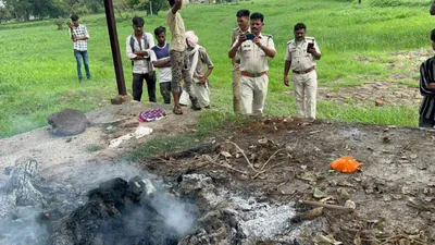 horrific  pregnant woman killed and burned by family members in madhya pradesh