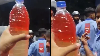 filling water for fuel  mumbai petrol pump fills 70  water as petrol  viral video stirs social media