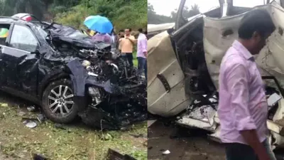 bengaluru accident  3 killed in head on collision on nice road
