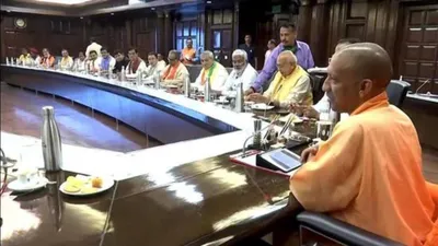 both deputy cms absent from key meeting called by cm yogi adityanath in lucknow