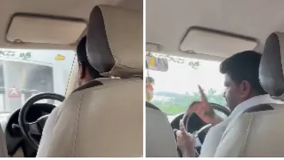 watch  bengaluru uber driver engages in heated argument with passenger over ac usage