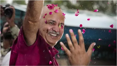 manish sisodia s first reaction post release from jail   feeling indebted to baba saheb 