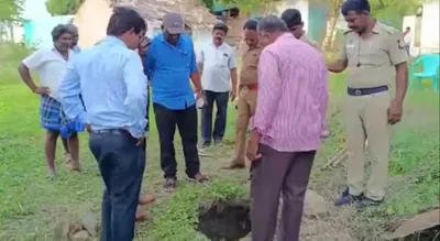tamil nadu farmer makes rare discovery  meteorite found in farmland