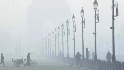 shallow fog  cold day  strong winds grips delhi ncr
