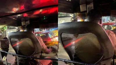 bengaluru viral video  auto driver installs office chair for extra comfort   how did netizens react 