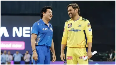  i didn t know that he      sachin tendulkar reveals why ms dhoni didn t sit with him in his early days