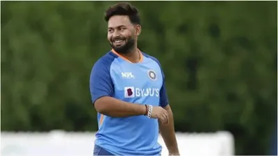 watch  rishabh pant roasts michael vaughan with his witty one liner