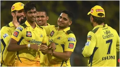 ipl 2024  body blow for chennai super kings as star player gets injured