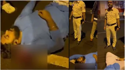 bengaluru police babble as accident victim bleeds  see what insensitivity looks like