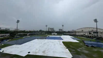 afg vs nz one off test  day 4 abandoned  noida test faces chances of total washout