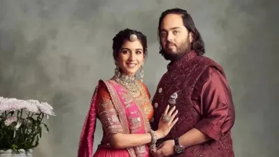 anant ambani and radhika merchant exchange garlands in grand ceremony