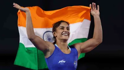 paris olympics 2024  vinesh phogat advances to semifinals with 7 5 victory over ukraine s oksana livach