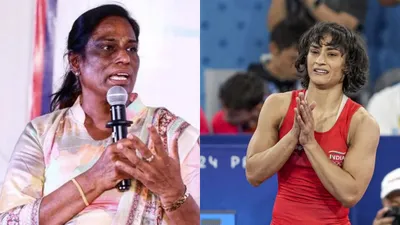 blame coaches  not us  ioa president pt usha reacts on vinesh phogat weight controversy