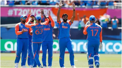 ind vs usa  team india restrict usa to 110 8 in new york