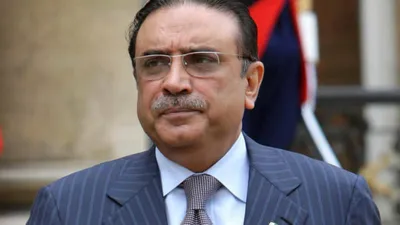 asif ali zardari elected as pakistan s 14th president  first civilian to hold post twice