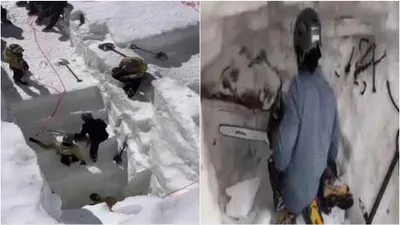 ladakh  intense 9 day dig at 18 700 feet uncovers bodies of 3 soldiers buried under 1 ton of snow