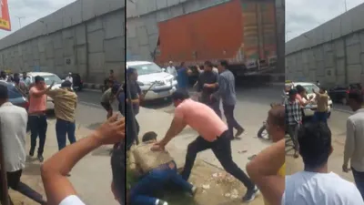 ghaziabad road brawl reminds users of baghpat chaat battle  what’s in the video 