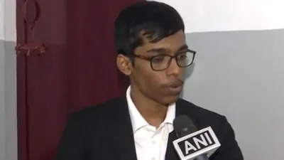 chess prodigy r praggnanandhaa expresses gratitude to adani group for unwavering support  watch