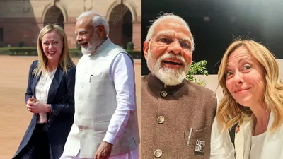  melodi moment  pm modi and giorgia meloni click and share a new selfie at g7 summit   see pics inside