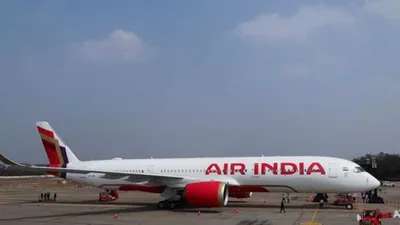 chaos erupts on delhi vadodara air india flight as fake  bomb  note discovered in toilet
