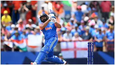 ind vs aus  rohit sharma joins elusive list with fifty against the aussies