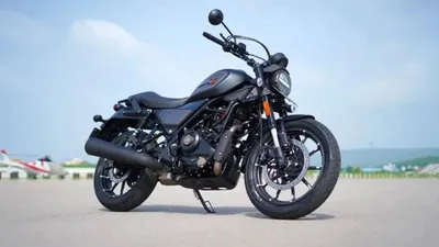 new royal enfield bike with 17 inch wheels and 36 kmpl mileage challenges harley davidson