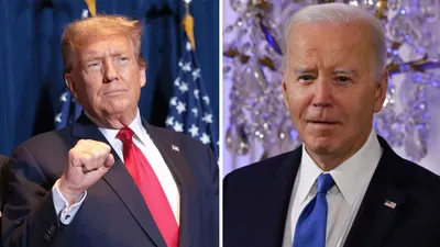 after success on super tuesday  trump and biden all set for a rematch