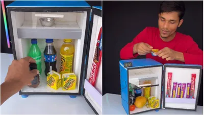 diy enthusiast builds mini fridge from scratch  goes viral with 13 million views