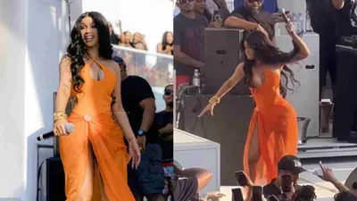 cardi b hurls mic at fan during concert  know why 