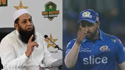 watch  rohit sharma s sharp response to inzamam ul haq amid ball tampering allegations