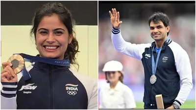 neeraj chopra’s heartwarming meeting with manu bhaker and her mother goes viral