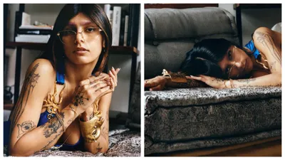 mia khalifa features on the latest cover of vogue india