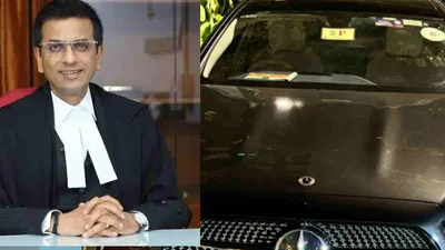 that s like boss  cji dy chandrachud s car goes viral for a reason  have a look