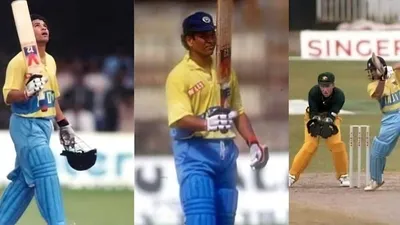 on this day  september 9  1994  sachin tendulkar scored his maiden odi ton against australia