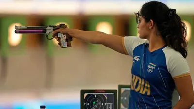 paris olympics 2024  manu bhaker targets gold for hat trick on day 8  full schedule inside