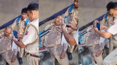 constable faints from heat stroke  inspector films instead of helping  dies   watch