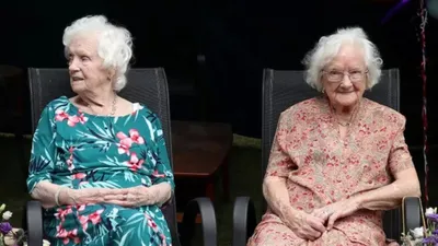 104 years identical twin sisters  still very fit  tell the secret of long life